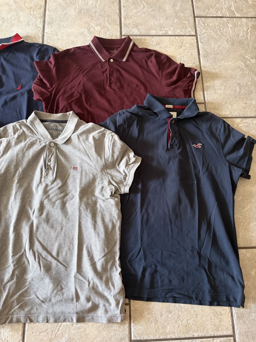 Magliette Polo: Herren Poloshirts 5 Stueck diverse Marken.  – Usato da Urdorf venduto da worldaround 2