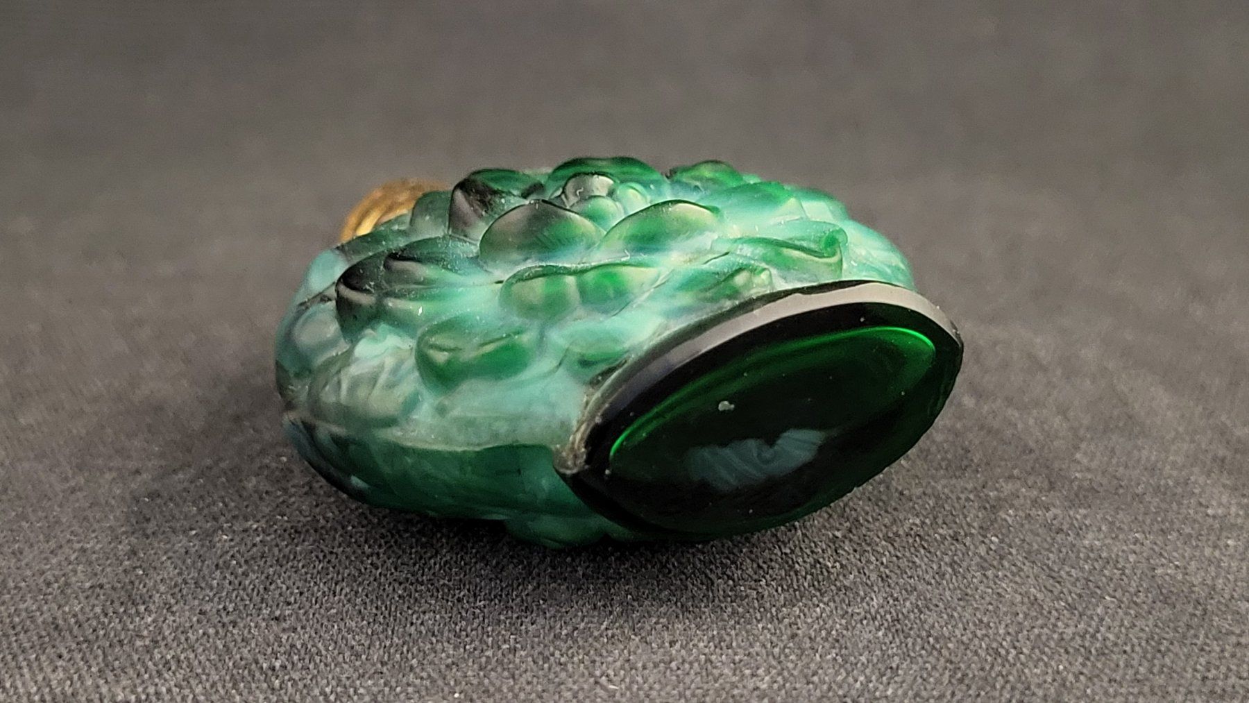 Flaconi: Parfüm-Flacon MALACHITGLAS – Usato da Basel venduto da spinne02 7