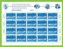 1972 Pro Aero Zierbogen postfrisch SBK 150.--