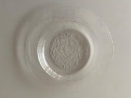 Durchsichtige Glas-Schale
