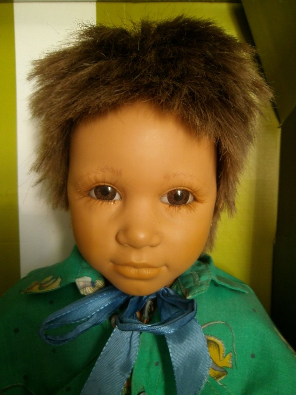 Annette Himstedt Puppen: A. Himstedt " KAI " avec certificat – Neu und originalverpackt aus Moutier von Mouschka 1