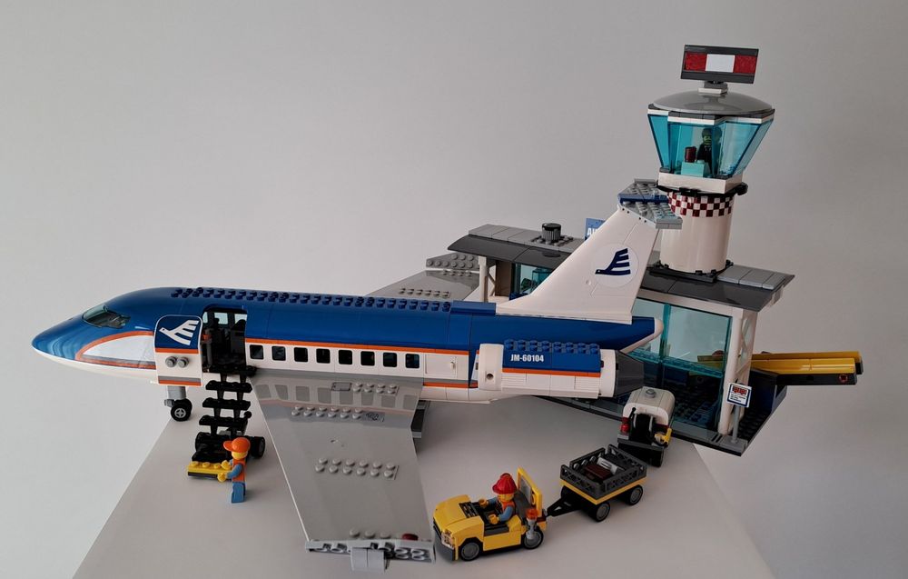 LEGO 60104 Flughafen Airport Passenger Terminal kpl rar top (Gebraucht ...