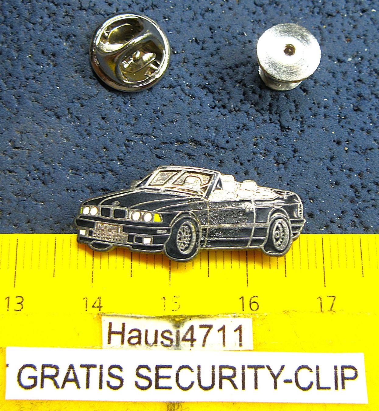BMW Placchette & Badge: BMW 3er CABRIO E36 AUTO PIN ENAMEL MIT SECURITY-CLIP – Usato da Ettingen venduto da Hausi4711