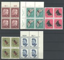 1953, Pro Juventute, Viererblöcke, SBK 60.– **