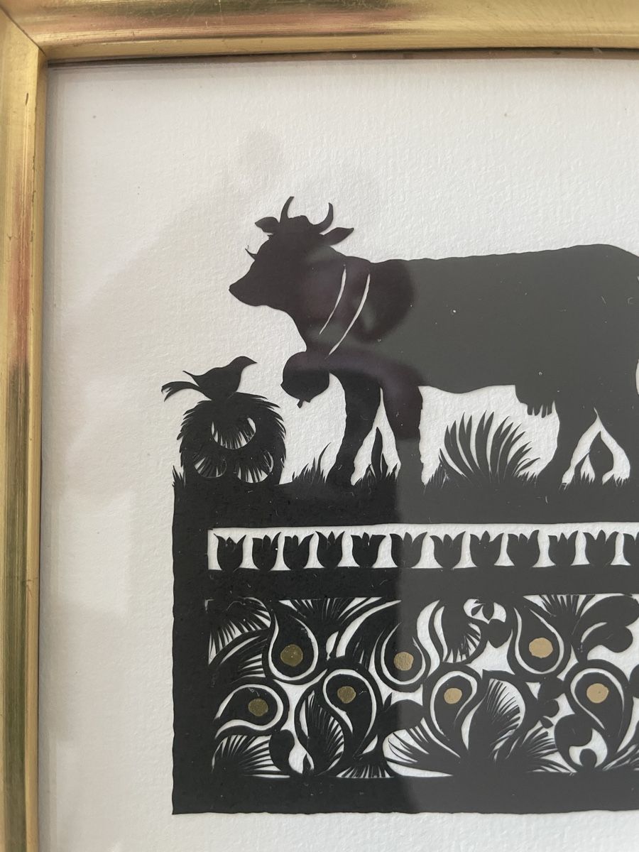Grafiken & Lithographien: Scherenschnitt – Neu (gemäss Beschreibung) aus Konolfingen von Bern-75 1