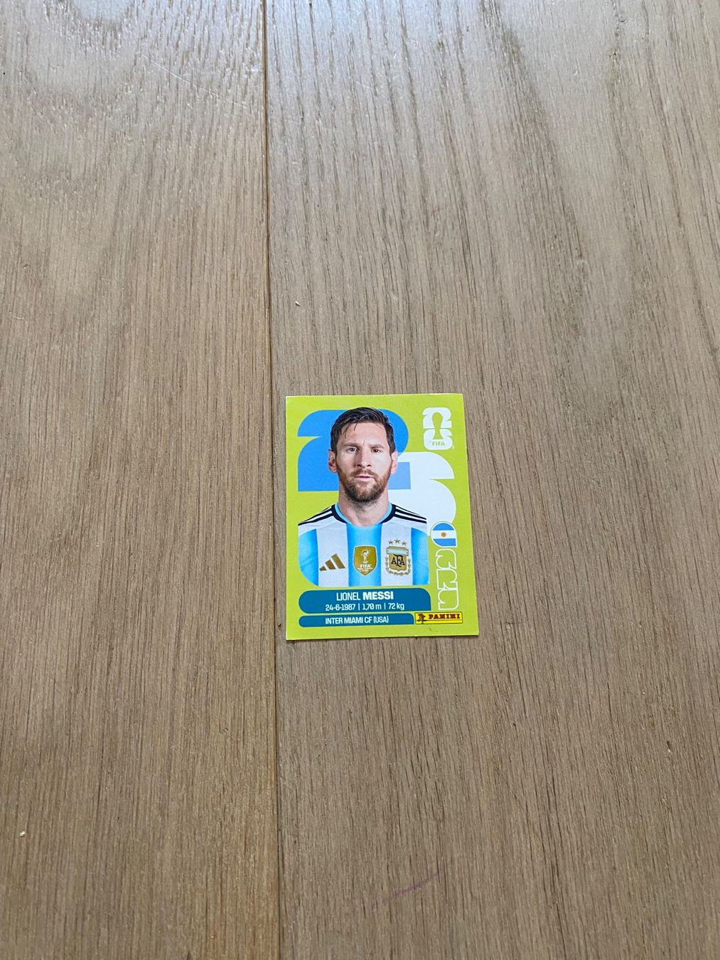 Panini Carte collezionabili: Panini Sticker Lionel Messi ARG 17 2026 – Usato da Arlesheim venduto da sandysworld 2