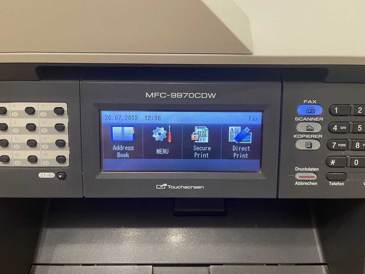 Brother Stampanti: Brother MFC-9970CDW Farblaser Multifunktionsdrucker + Toner – Usato da Zürich venduto da hus_qz9f 1