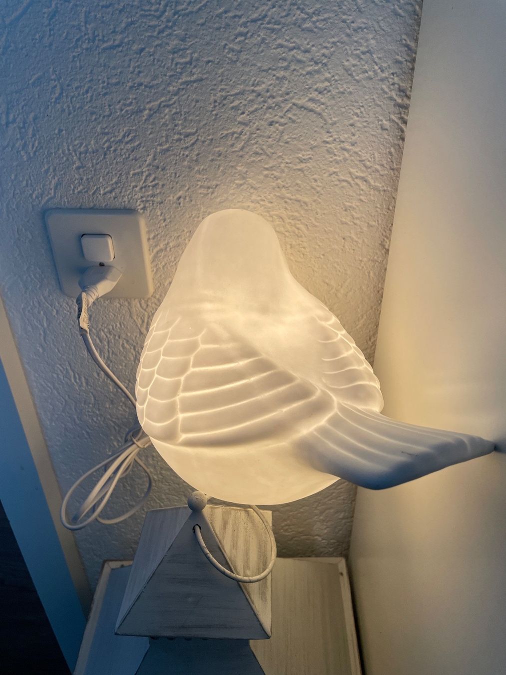 Lampade: Deko Vogel mit Licht Tisch Lampe – Nuovo (secondo la descrizione) da Bolligen venduto da Tarahumara 8