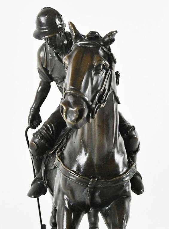 Sculture & Statue: Exklusive Bronze-Skulptur als Polospieler – Usato da Basel venduto da Eule2000 3