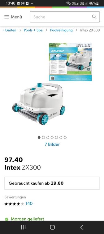 Poolroboter Intex ZX300 | Kaufen auf Ricardo