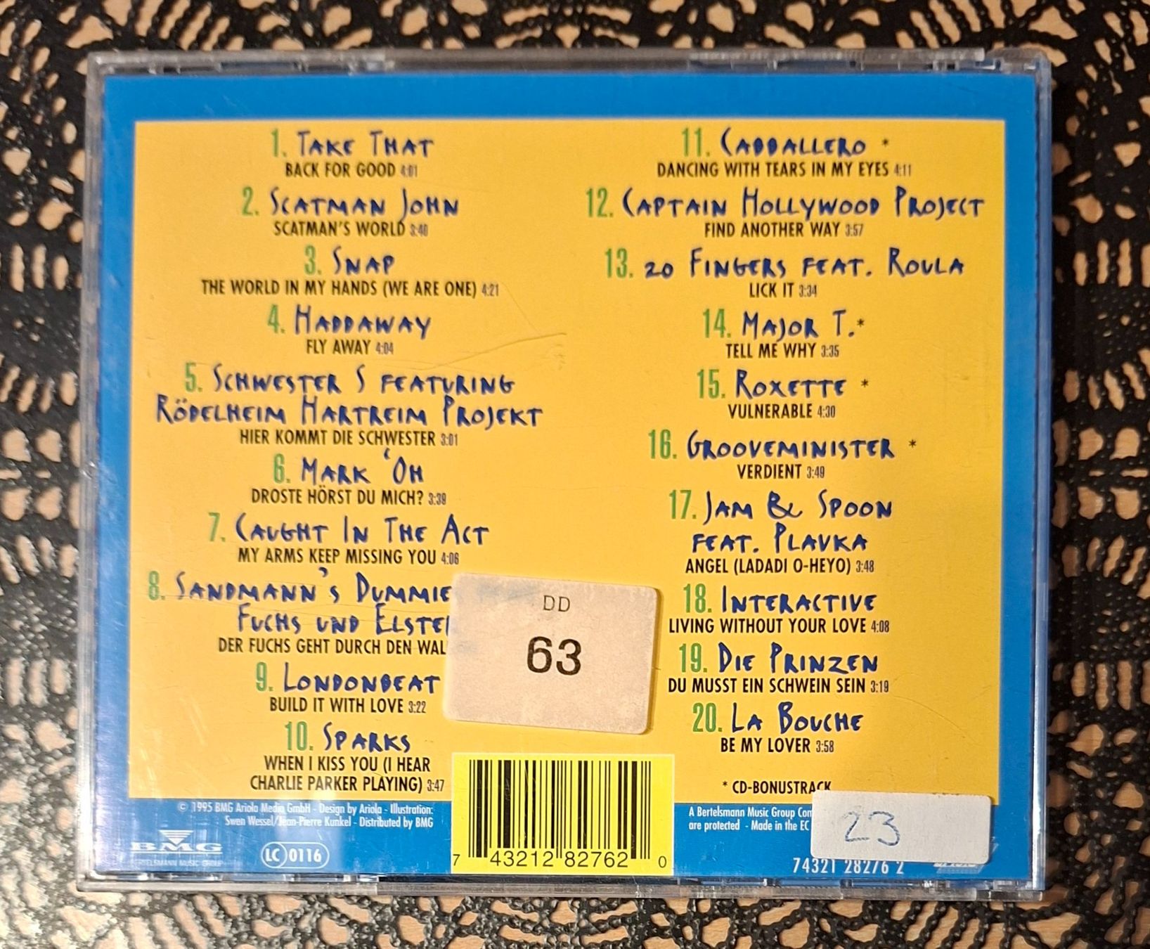 CD: Hot And Fresh Vol.11, DE CD Hit Compilation Sampler 1995 – Usato da Schönenberg TG venduto da Gregolino76 1