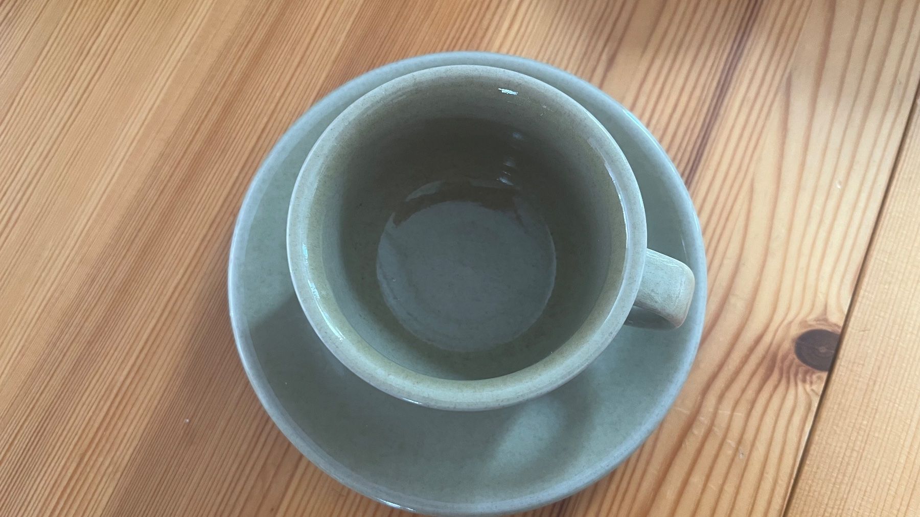 Tassen: Boda Nova Tasse mit Unterteller Steingut – Gebraucht aus Itingen von Haefi 1