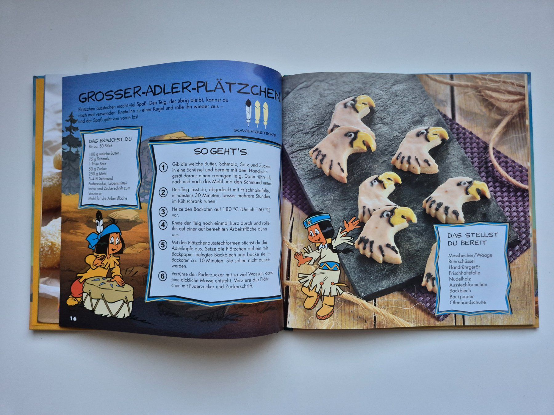 Bücher: YAKARI  🍪  Mein Plätzchen Backbuch – Gebraucht aus Niederweningen von Obson 3