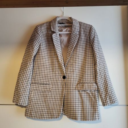 Hallhuber-Blazer kariert (38)