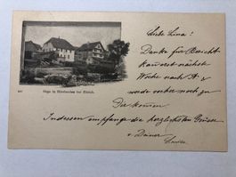 Säge in Hirslanden bei Zürich 1898  RAR