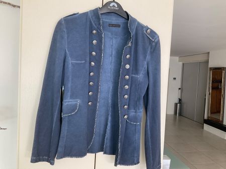 Jacke jeansblau, Grösse 36/38