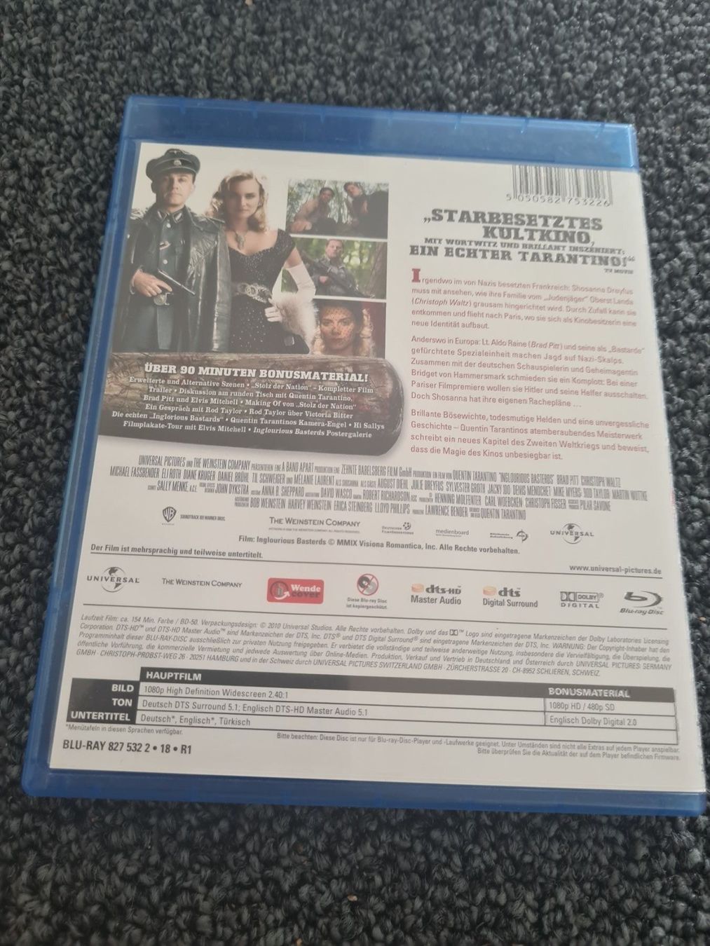 Tutti i DVDs: INGLOURIOUS BASTERDS – Usato da Ruswil venduto da jan_bxl5 1