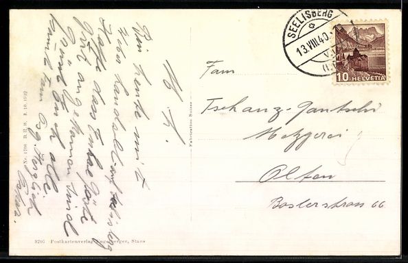 Cartoline postali: AK Seelisberg, Mit den Mythen – Usato da Berlin venduto da bartko-reher 1