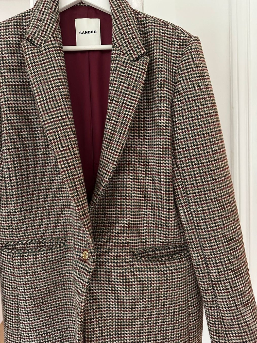 Sandro Giacche: SANDRO Paris Blazer/Jacke mit Karomuster -  GR. 36 – Nuovo (secondo la descrizione) da Kilchberg ZH venduto da atn_99xt 1