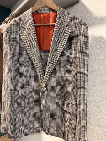 Bruno Cucinelli Sakko Karomuster Grösse 52