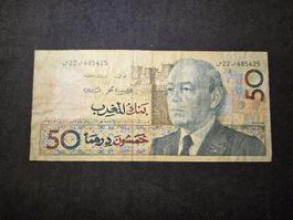Marokko - 50 Dirhams - 1987