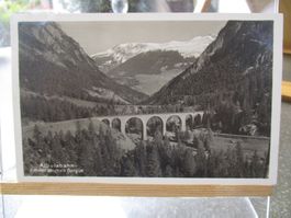 Albula Bahn  Bergün RHB 1930 Postkarte    1