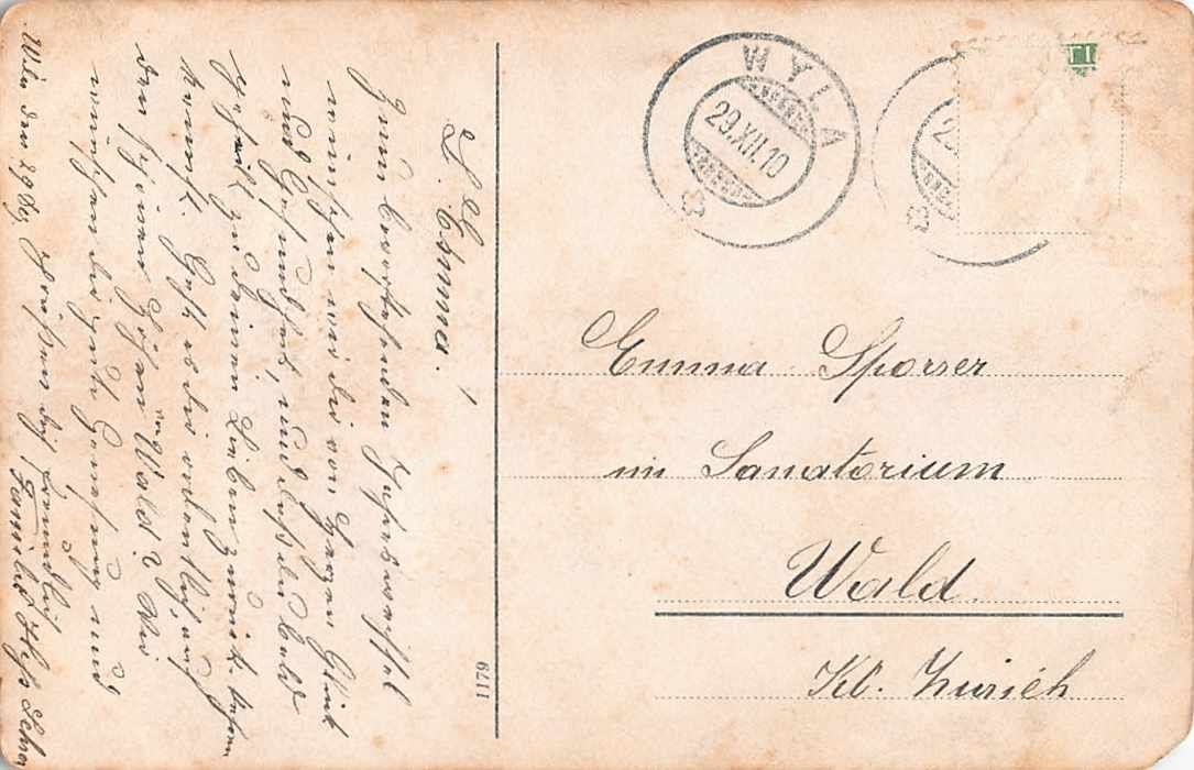 Cartoline postali: 4 alte Ansichtskarten WYLA ZH inkl. Litho & Leporello – Usato da Lufingen venduto da TopAnsichtskarten 3