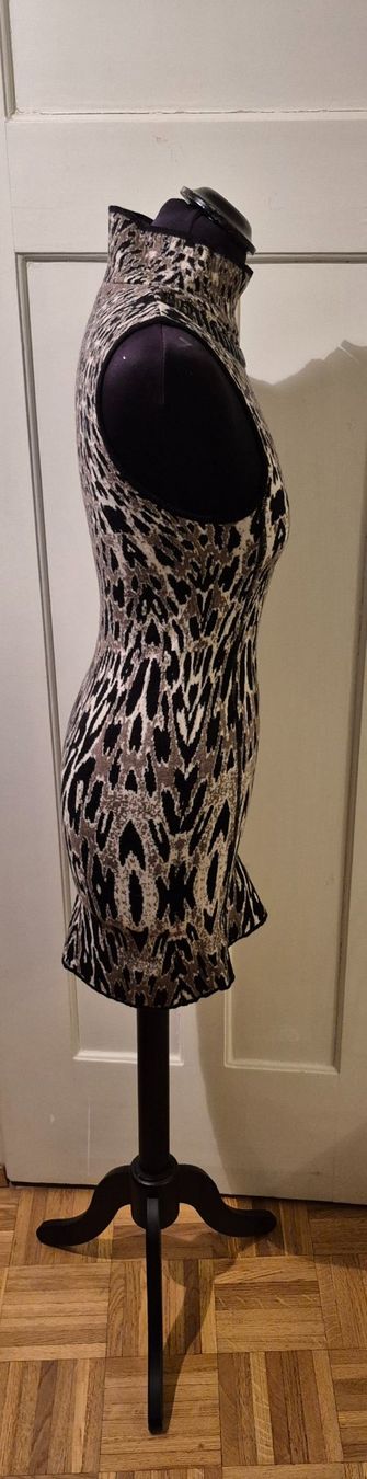 Roccobarocco Vestiti: Elegantes Mini-Kleid mit Leo-Muster, Grösse 36, ROCCOBAROCCO – Usato da Zürich venduto da Roberto040 4
