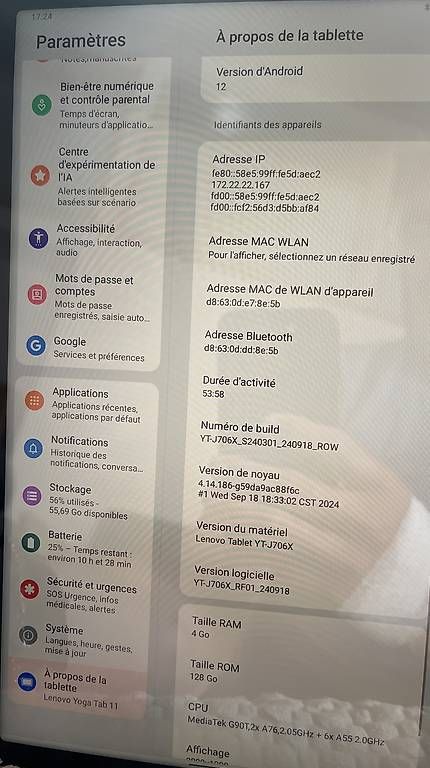 Tablet PC: Tablette Lenovo Yoga Tab 11 année 2024 – Usato da Chippis venduto da S.M.F.73 2