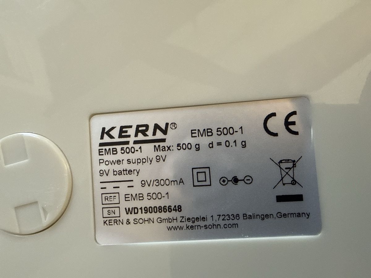 Kern Accessori da laboratorio: Kern EMB Feinwaage max 500g  – Usato da Weiningen ZH venduto da -Adenin- 2