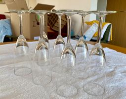 6 elegante Sekt-/Champagnergläser – schlanke Form