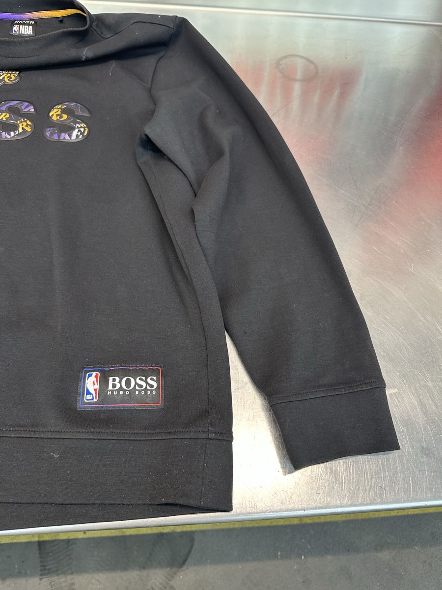 Hugo Boss Maglioni & Felpe: Boss Lakers NBA Pullover Schwarz – Usato da Schwende venduto da weesli 3