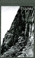 AK sw Bärentritt GL/SZ Weg zum Ortstock,Bahnstempel ≈ 1961