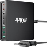 USB-C Ladegerät 440W 8-Port 5x USB-C 3x USB-A Schnellladen