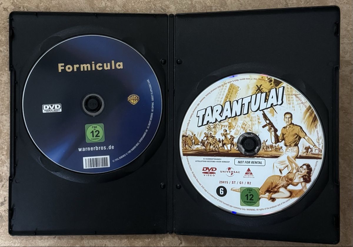 Tous les DVDs: FORMICULA UND TARANTULA – Neuf (Voir description) à Dietikon par AndreaSch01 2