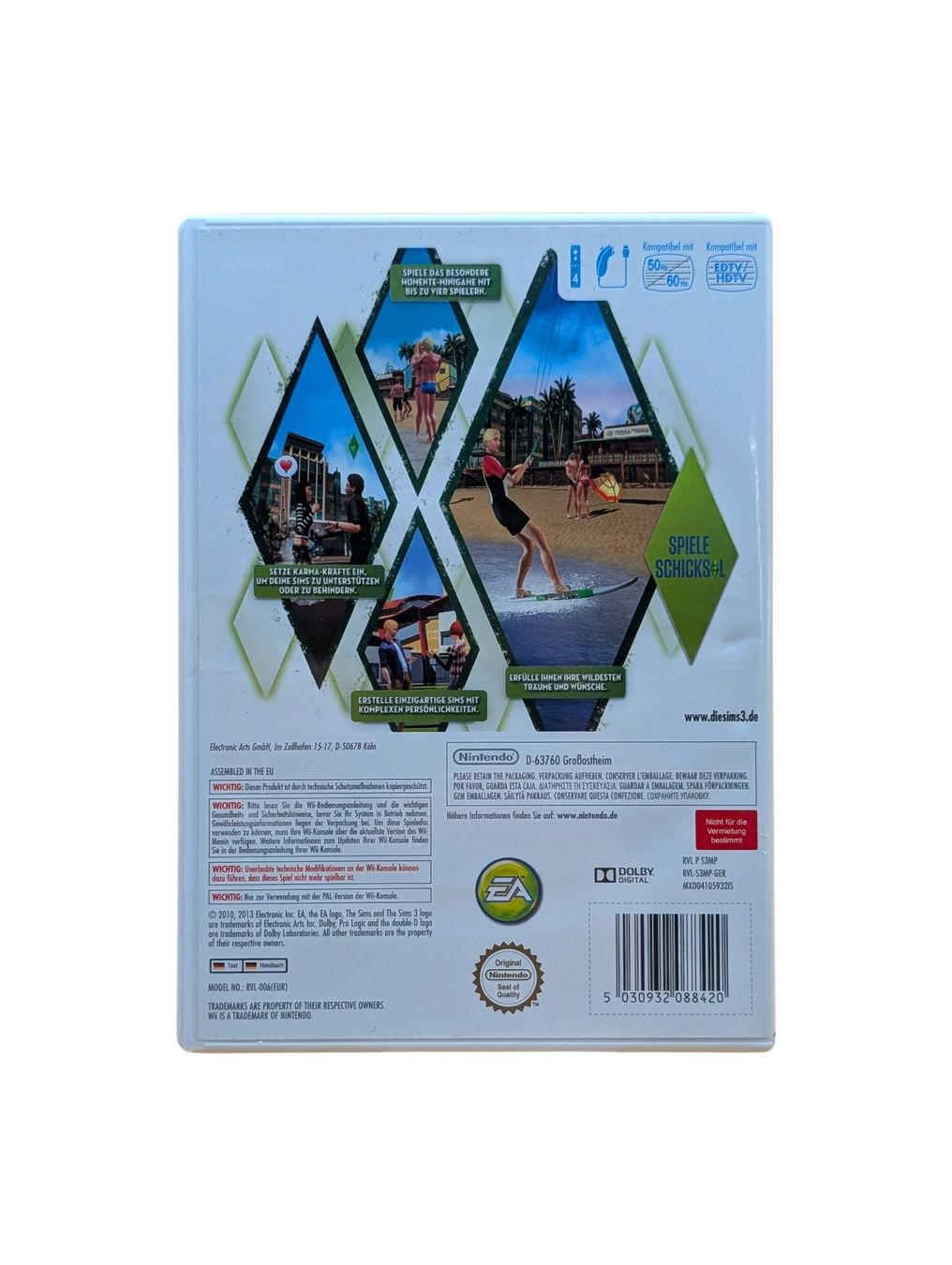 Nintendo Giochi: Die Sims 3 Nintendo Wii ohne Anleitung – Usato da Domat/Ems venduto da IsseldorsShop 1