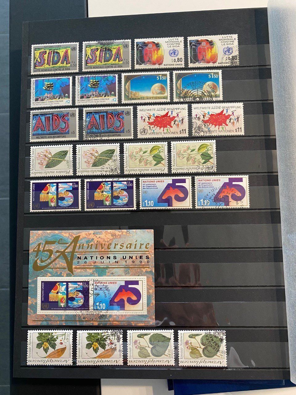 Tutti i francobolli: UNO Briefmarken (diverse) – Nuovo (secondo la descrizione) da Rain venduto da SRIC01 1