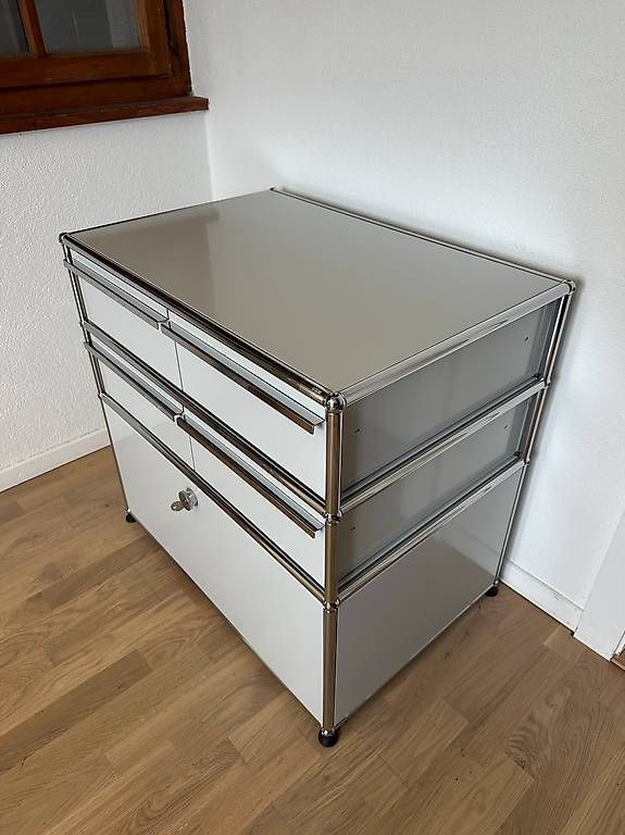 USM Kommoden: Commode USM Haller en Gris Clair // Ref. AY0444 – Gebraucht aus Ravoire von ARKY_s 1