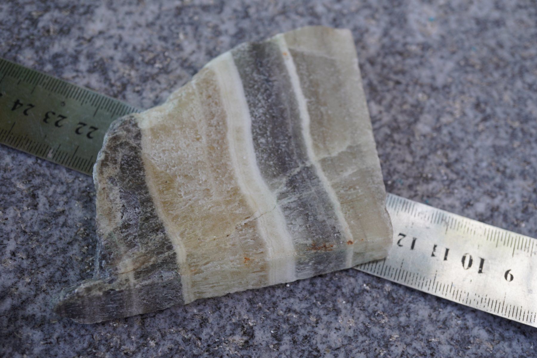 Minerali & Pietre curative: Bänder Aragonit    Platte  Räumung    (1) – Nuovo e nell'imballaggio originale da Eschenbach SG venduto da topstone 2