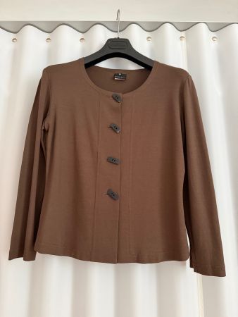 Eva Kyburz, Kurzjacke, braun, Gr. 36, neuwertig