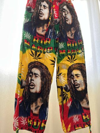 Bob Marley Hose, Sommerhose, Reggae Style, Gr. S / M