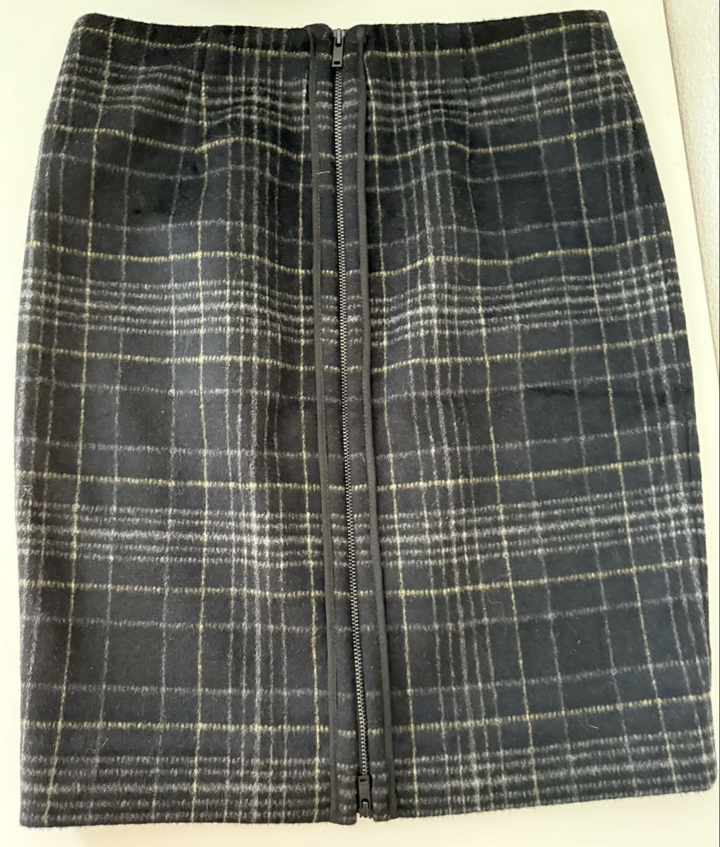 Cos Gonne: COS Wool Blend Plaid Mini Skirt, Size 34, Fall Wardrobe – Usato da Zollikerberg venduto da MK-13 1