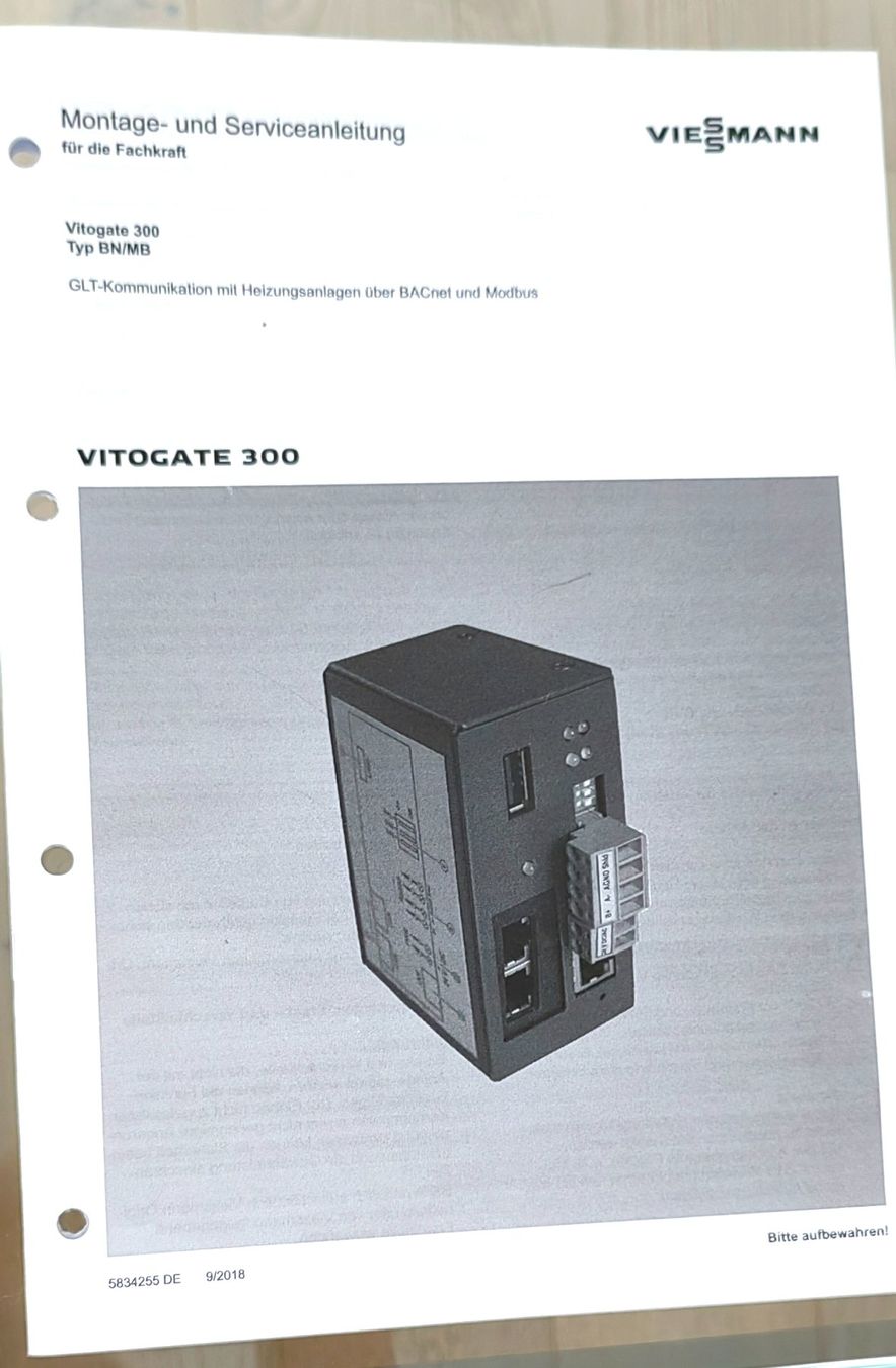 Componenti elettronici: Viessmann Vitogate 300 Modbus/BACnet Komm. inkl. Netzteil – Usato da Wangen ZH venduto da Fperini 4