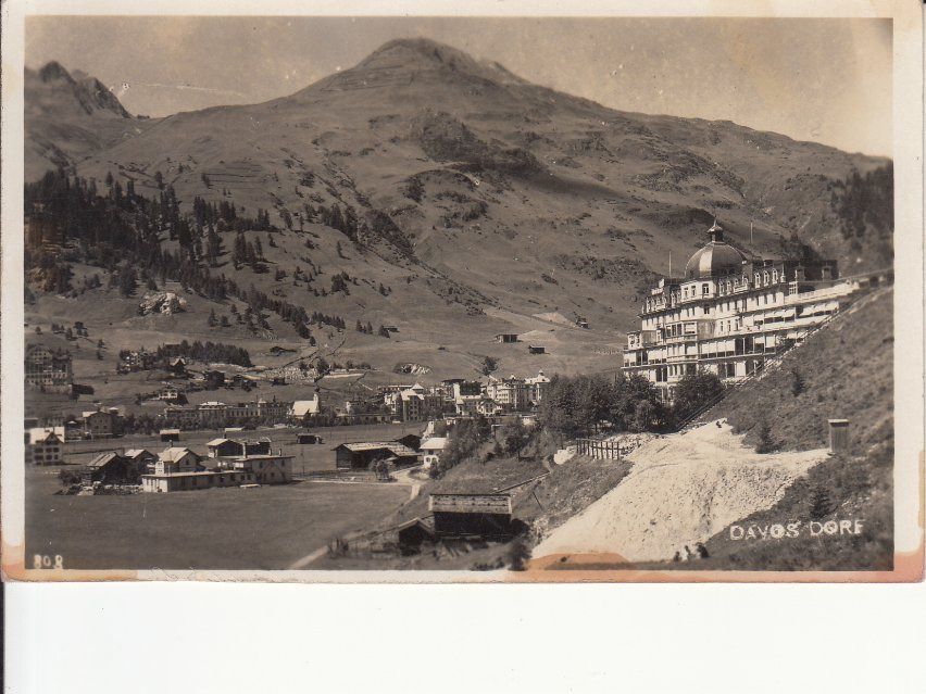 Cartoline postali: Davos-Dorf ca. 1925 – Usato da Bürglen TG venduto da StampGraf