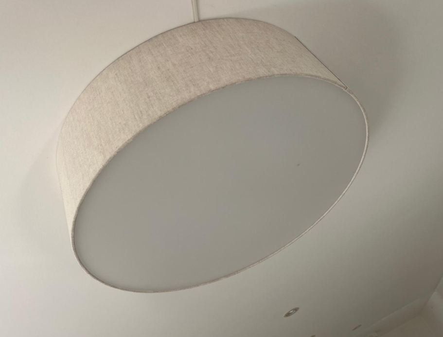 Lampadari & plafoniere: Deckenlampe / Stoff-Deckenleuchte – Ø ca. 60 cm – Usato da Urdorf venduto da Tornado75