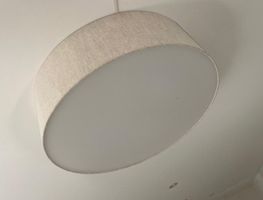 Deckenlampe / Stoff-Deckenleuchte – Ø ca. 60 cm