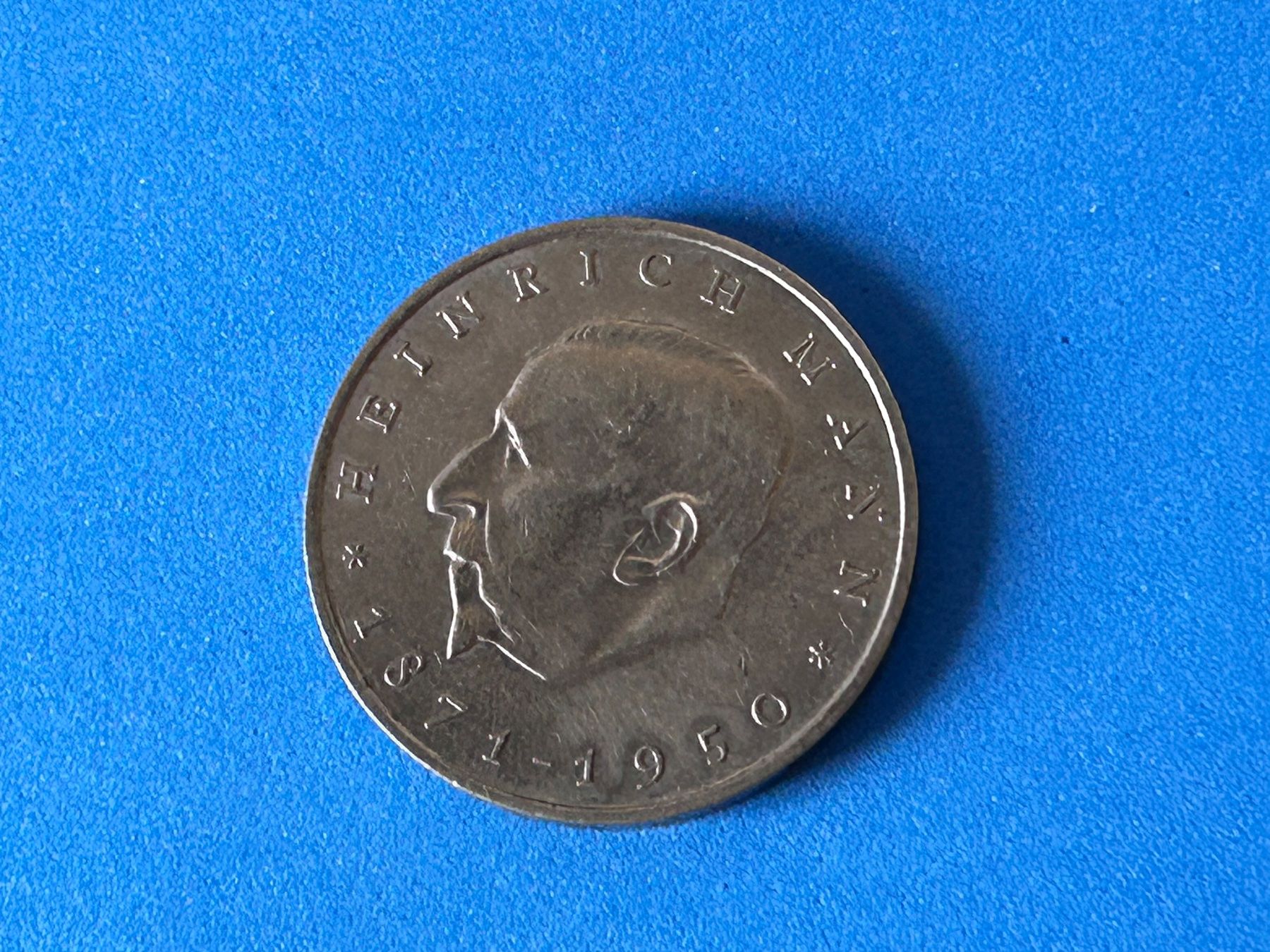 Alle Münzen: Germany - 20 Mark (Heinrich Mann) 1971 – Gebraucht aus Corcelles NE von AJKader 4