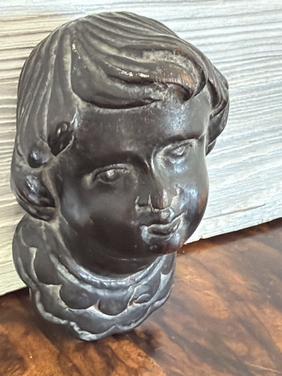 Sculture & Statue: Putto Kopf aus Holz – Usato da Riedholz venduto da Frettchen63 1