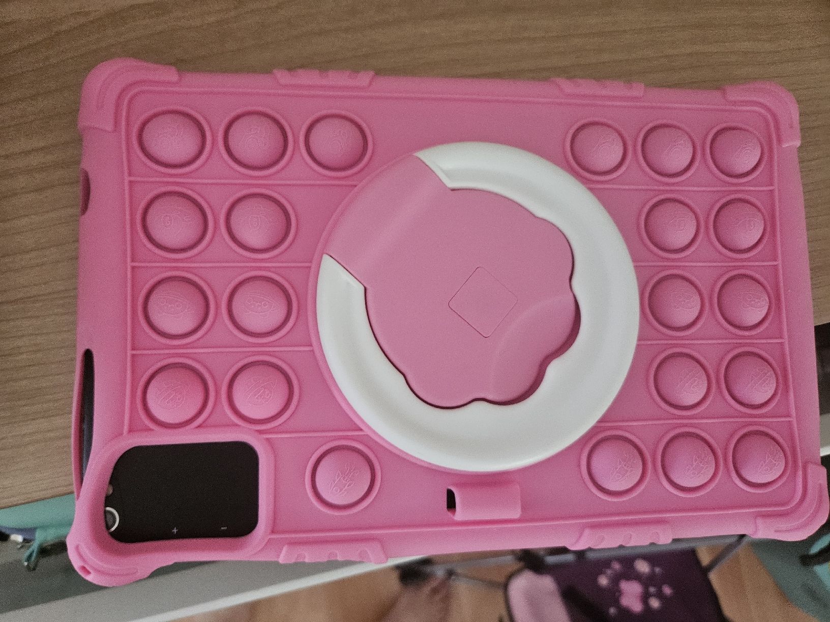 Tablet PC: Kindertablet pink mit Pop It Hülle Android 10.1 Zoll – Gebraucht aus Seon von Julia87 1