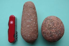 Lavagestein rot, spezielle Form